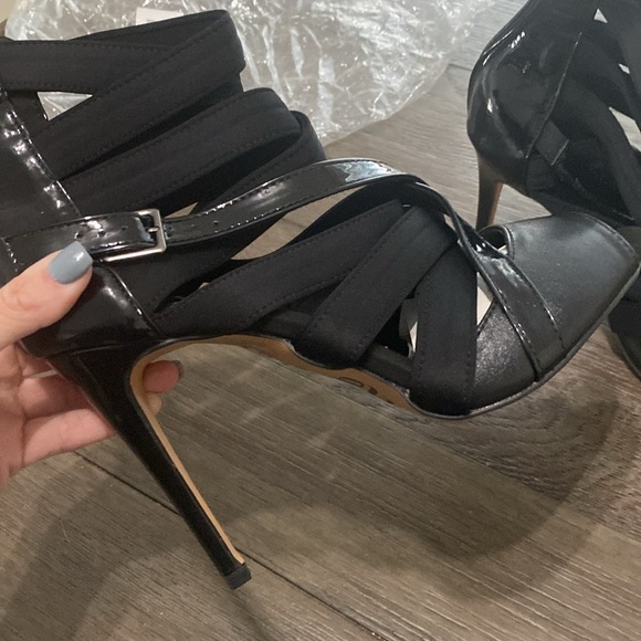 NWT BURJU Stay Strapped Open To Strappy Heeled Sandals | Size 11 - Picture 9 of 11